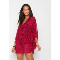 bonprix Longtunika aus Chiffon, weiter kastiger Schnitt