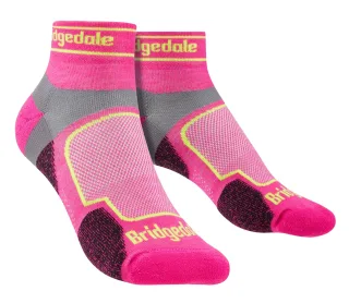 Bridgedale - Womens Running Ultralight Sport Low Socken - Pink