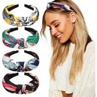LuxusKollektion Haarreif Haarreifen Damen Mädchen 4 Stück Verknotet Stirnband Haarreif Boho