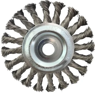 KS Tools Rostfreie Stahldrahtrundbürste 0,5mm - 340.0047