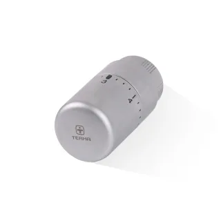 Terma Thermostatkopf SLIM M30x1,5 , TGGST001, Silber TGGST001