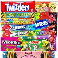 Candy & Bar Süßigkeit USA Candy Mix Geschenkbox, Amerikanische Süßigkeiten