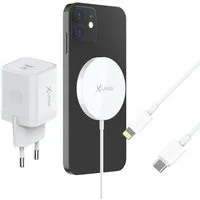 XLAYER MagFix Pro Wireless Charging Set Magsafe 20W Netzteil USB-C Lightning Wireless Charger