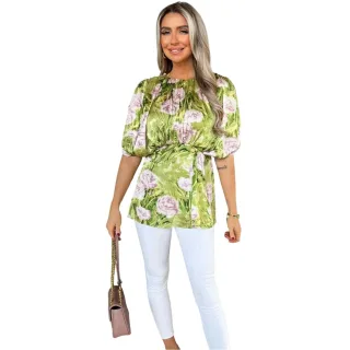 AX Paris - Oberteil für Damen, Polyester, Fledermaus (Grün)