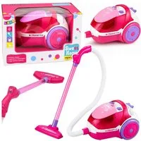 Wisam Kinder-Küchenset Spielzeug-Staubsauger für Kinder, Styroporkugeln, Geräusche, Rosa