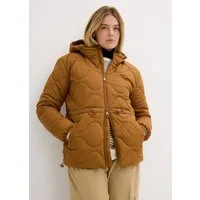 bonprix Steppjacke Casual Stil, Kurzparka mit Taillen-Kordelzug, hochwertige Steppung