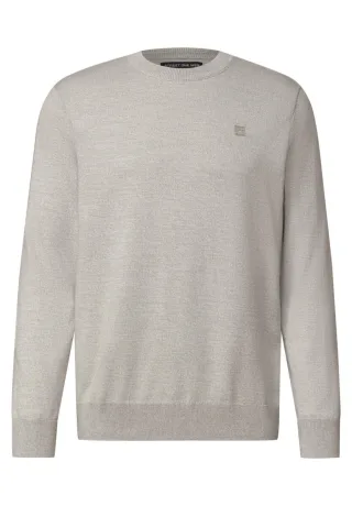 Street One - Basic Strickpullover beige - Gr. - L
