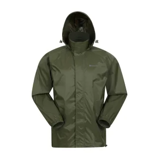 Mountain Warehouse Herren Pakka II Wasserdichte Jacke (Grün)