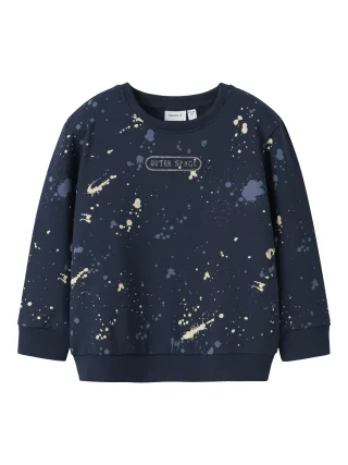 NAME IT - NMMDARIK LS NREG SWEAT UNB BOX Navy Blazer - Gr. - 110