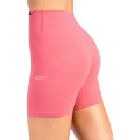 Smilodox Shorts Veyra, Figurbetonte Funktionsshorts mit 3D Rubber Print, Kurze Hose elastisches Material Hoher Komfort Slim Fit Radlerhose Training Yoga