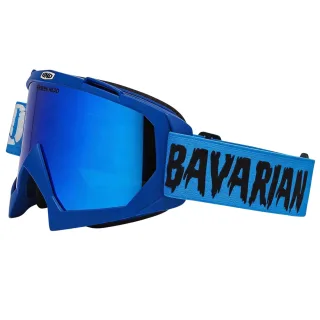 Broken Head Crossbrille MX-2 Goggle Bavarian Patriot Blau Verspiegelt