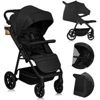 lionelo Kinder-Buggy MIRRA, (Set), PU-Allterrainräder/UPF50+/92cmLiegefläche/verstellbarerGriff