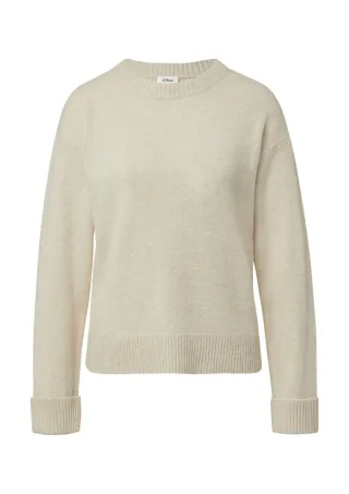 s.Oliver Red Label - Strickpullover beige - Gr. - 40