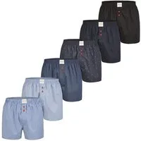 Phil & Co. Boxer Classic Sets (6-St) American Boxershorts Männer - weiter Schnitt