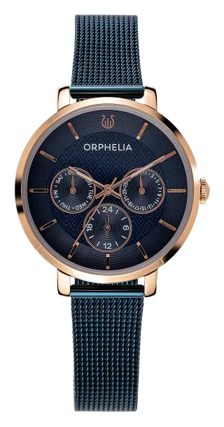Orphelia Derby Damen-Armbanduhr, blau, OR22902