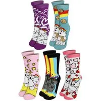 United Labels® Socken Pummel & Friends Pummeleinhorn Socken Strümpfe (5er Pack) 38-43