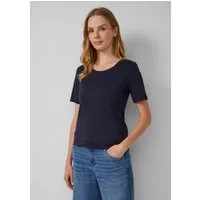 s.Oliver Kurzarmshirt T-Shirt T-Shirt aus Interlockjersey im Slim Fit