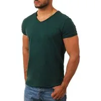 CARISMA T-Shirt Herren Uni Basic 4066 tief-breit geschnittener Ausschnitt vintage Look V-Ausschnitt unifarben kurzarm slim fit