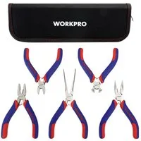 WorkPro Zangenset WorkPro WP201015 Universal Mini-Zangen Set 5teilig