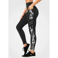 Yvette Leggings Printed Damen Sporthose mit Tache Blickdicht high waist 314C06