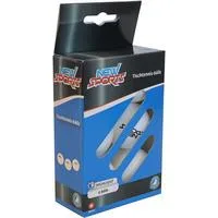 New Sports Tischtennis Bälle 6 Stück, Ball weiß