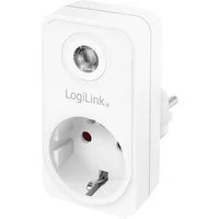 LogiLink Dämmerungsschalter Steckdosenadapter mit Dämmerungssensor, 1x CEE 7/3 PA0263
