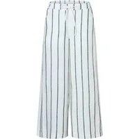 MAC Leinenhose gestreift mit Kordelzug
