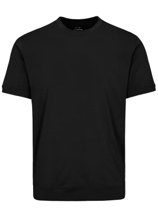 COMMANDER Finest Clothing - (S)-NOS Rdh.-T-Shirt, 1/2 Arm BLACK - Gr. - S
