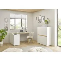 Home affaire Büromöbel-Set CiTY/GiRON, (Set, 3-tlg)