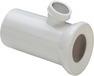 Viega WC Anschlussstutzen 3815.2 in 250x50mm Kunststoff weiss 119645