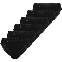 sloggi Slip 24/7 Lace Cotton feine Spitzenborte, Tragekomfort für den ganzen Tag