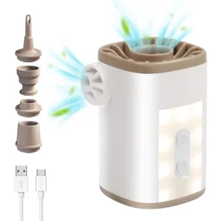 IPRee Portable Wireless Air Pump for Swimming Rings Electric Air Pump 4.8kPa High Air Pressure 350L/min Portable Air Pum