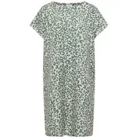 CECIL Sommerkleid Knielanges Kleid aus Leinenmix mit Print