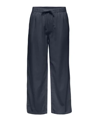 ONLY - ONLGOA MW LIN BL PULL-UP CULOTTE CC PNT Navy Blazer - Gr. - L