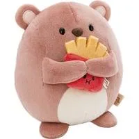 mymochi Bär Nomo mit Pommes, ca. 27 cm Kuscheltier