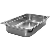 AcMax Thermoschüssel GN 1/1 Gastronormbehälter GN-Behälter Edelstahl 16 Liter Tiefe 100mm, (0-tlg)
