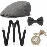 TK Gruppe Kostüm 20er & 1920 Jahre Kostüm Accessoires Set – für Fasching & Karneval