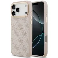 Guess Handyhülle GUESS Case für iPhone 17 Pro Max Goldrahmen Magsafe Handyhülle Cover R