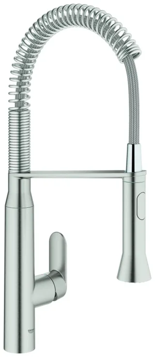 Grohe Einhebel-Spültischbatterie K7 Medium, 31379 mit Profibrause supersteel 31379DC0