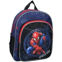 Vadobag Kinderrucksack Spider-Man Schulranzen mit 2 Fächern & verstellbaren Gurten