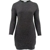 Passioni Strickkleid mit Glitzergarn