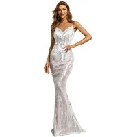 Moda Minx Jerseykleid Larissa Long Dress mit schimmernden Elementen