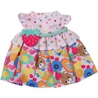 Baby Born Puppenkleidung Kleid Früchte, 43 cm, mit Kleiderbügel