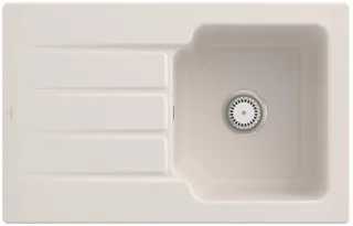 Villeroy & Boch Einbauspüle Architectura 45 860x510mm Ablgarn. aus Keramik Crema cplus, 334001KR 334001KR