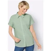 Sieh an! Klassische Bluse Kurzarm-Bluse Kurzarm