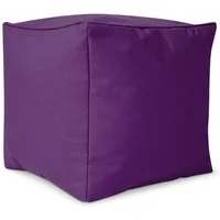 Green Bean Sitzsack Sitzsack-Hocker Pouf Cube 40x40x40cm (Hocker 40x40x40cm mit EPS-Perlen Füllung, Fußhocker Fußkissen Sitz-Pouf für Sitzsäcke), Bodenkissen für Kinder und Erwachsene - Sitzkissen Sitzhocker