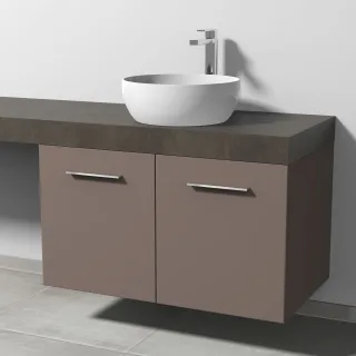 Sanipa Waschtischunterbau mit Türen 2morrow (G3364) 510x900x520 Taupe-Matt, G33641T G33641T
