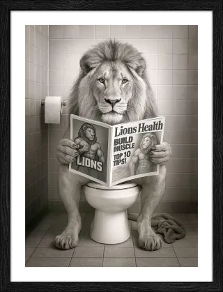 Gerahmtes Bild LIONS HEALTH