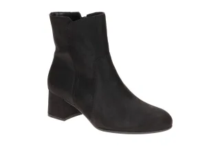 Gabor 8063.01.005 Damen Stiefeletten Schwarz - elegante Ankle Boots mit Block...