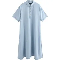 Next Midikleid Leichtes Denim-Maxikleid aus Lyocell (1-tlg)